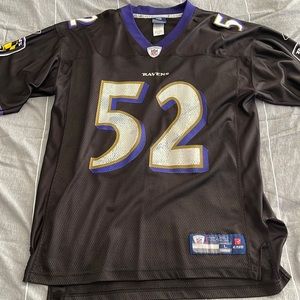Reebok Mens L Ray Lewis Ravens Jersey